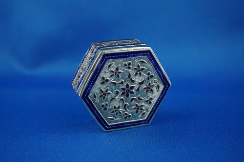 Silberne pillendose - pillendose, /