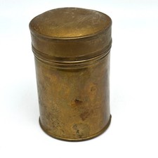 Messingdose Büchse Deckeldose