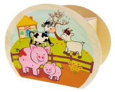 Holzdekoration Spardose