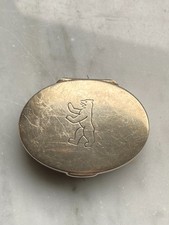 Pillendose echt  Silber