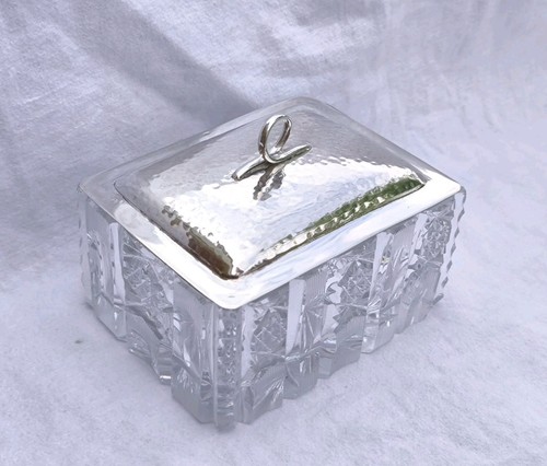 Kristall glas dose deckel - kristall,