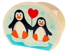 Holzdekoration Spardose