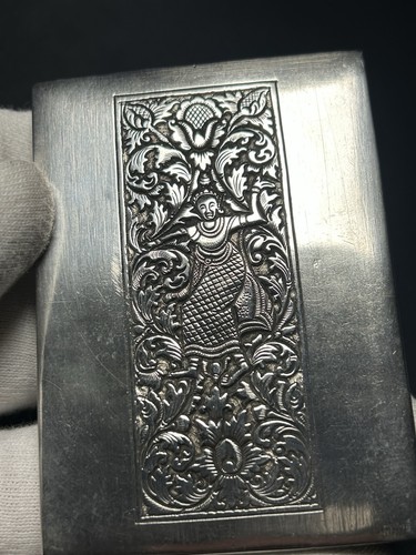 Silber etui dose - etui,