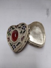 Dose Silber Herz hochwertige