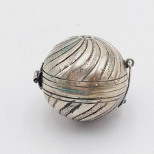 Große Alte Pillen Silber Dose