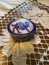 Antike 925 Silber Pillendose