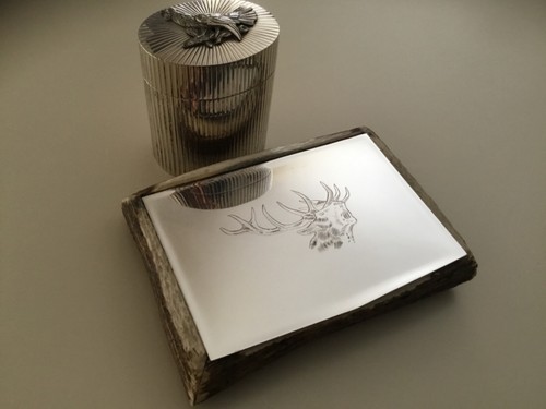 Antike silberdose 925 silber - silberdose,