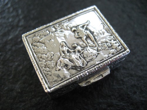 Pillendose silber 925 - 925, italien