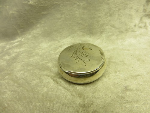 Dose aus 875 silber - dose, silber.