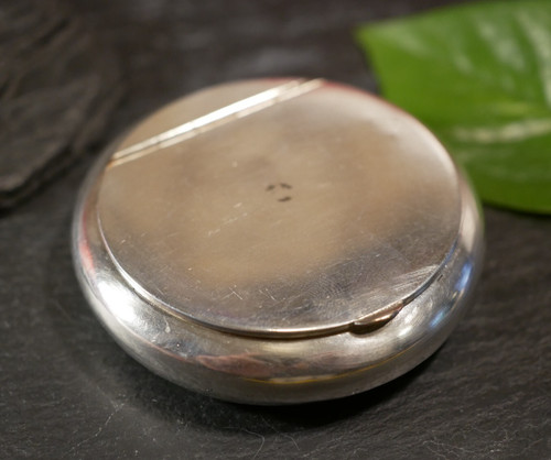 Antike silber pillendose - antike,