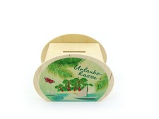 Holzdekoration Spardose